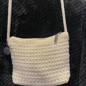 The Sak. Small White Shoulder Bag. Pre Owned in Excellent Condition